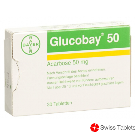 Glucobay Tabletten 50mg 30 Stück buy online