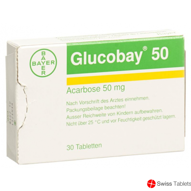 Glucobay Tabletten 50mg 30 Stück buy online