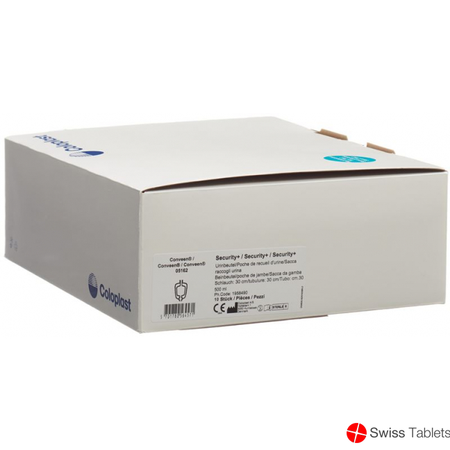 Conveen Security Plus Beinbeutel Steril 500ml 25cm 10 Stück buy online