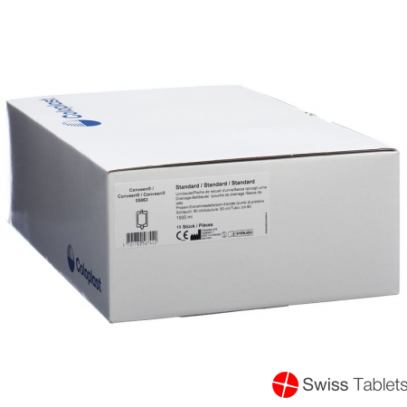 Conveen Standard Nachtbeutel Steril 1500ml 90cm 10 Stück buy online