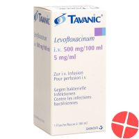 Tavanic i.v. Infusionslösung 500mg/100ml Durchstechflasche 100ml