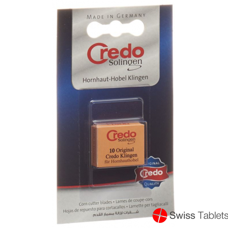 Credo Ersatzklingen Hornhauthobel 10 Stück buy online