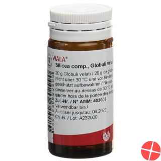 Wala Silicea Comp 20 g globules bottle Wala Silicea Comp 20 g globules bottle