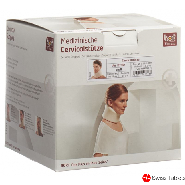Bort Cervical Stütze 9cm -38cm Grösse S Weiss buy online