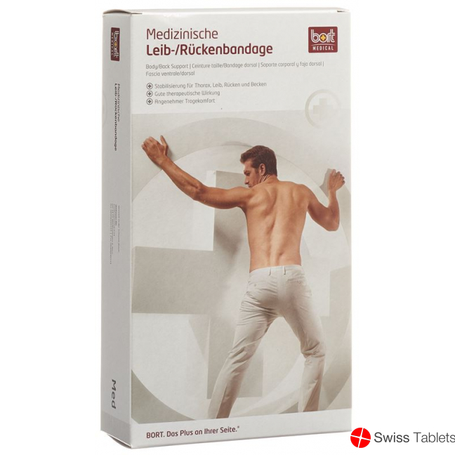 Bort Leistenbruchband -104cm Grösse M Weiss buy online