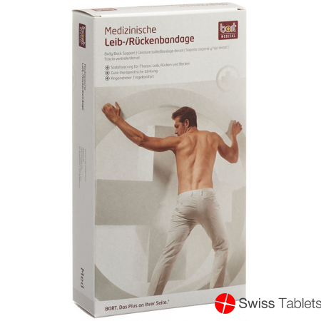 Bort Rippengürtel Herren 16cm -112cm Grösse L Weiss buy online