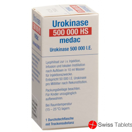 Urokinase Hs Medac Trockensubstanz 500000 E Durchstechflasche buy online