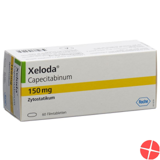 Xeloda Filmtabletten 150mg 60 Stück Xeloda Filmtabletten 150mg 60 Stück