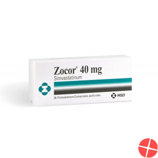 Zocor Filmtabletten 40mg 28 Stück