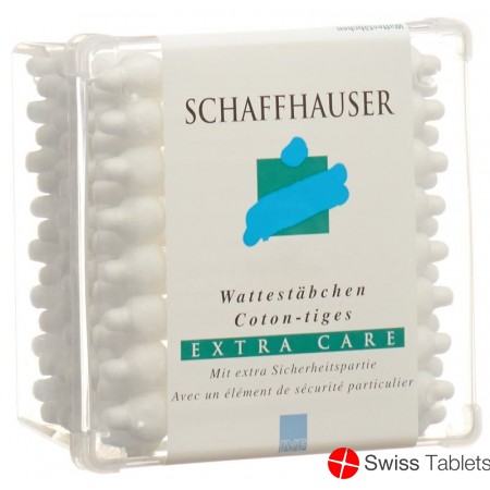 Schaffhauser Wattestächen Baby Extra Care 56 Stück buy online