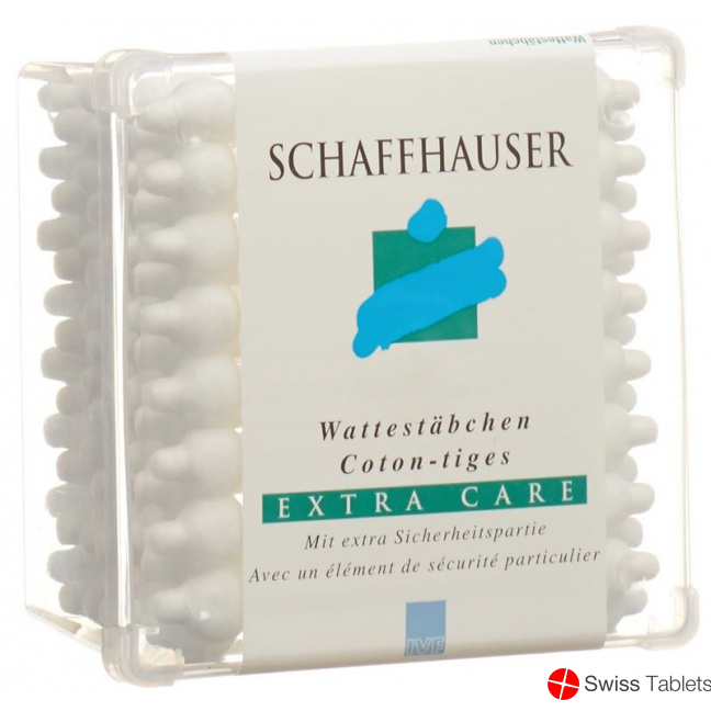 Schaffhauser Wattestächen Baby Extra Care 56 Stück buy online
