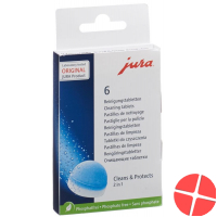 Jura Reinigungstabletten für Kaffeevollautomaten 6 Stück Jura Reinigungstabletten für Kaffeevollautomaten 6 Stück