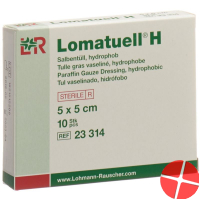 Lomatuell H 5 x 5 cm 10 pieces sterile compresses