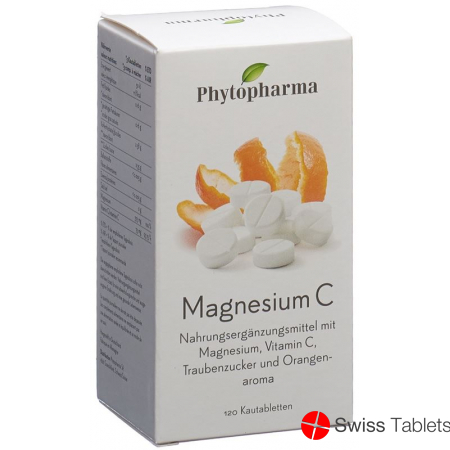 Phytopharma Magnesium C Kautabletten 120 Stück buy online