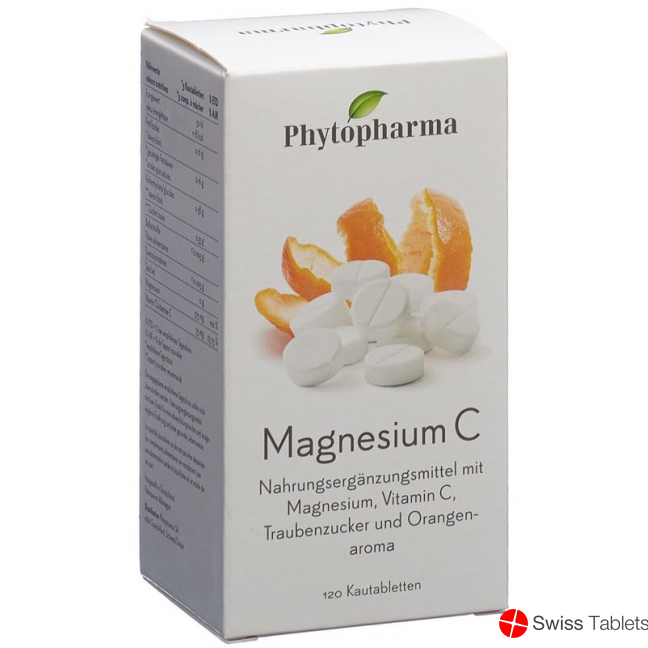 Phytopharma Magnesium C Kautabletten 120 Stück buy online