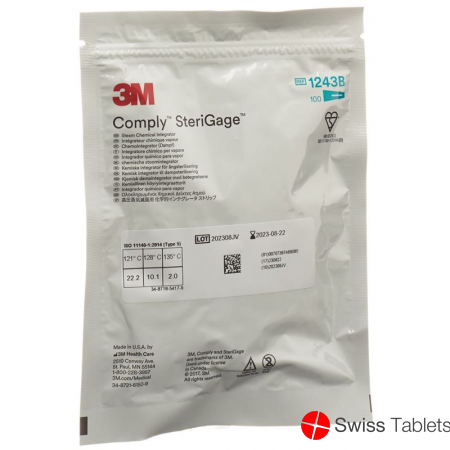 3M Comply Sterigage Integ Dampf 2x5.2cm 100 Stück buy online