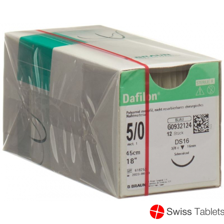Dafilon 45cm Blau Dose 16 5-0 12 Stück buy online