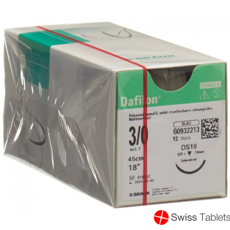 Dafilon 45cm Blau Dose 19 3-0 12 Stück buy online