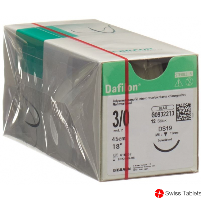 Dafilon 45cm Blau Dose 19 3-0 12 Stück buy online
