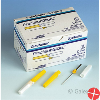 Vacutainer Kanüle 20g 0.9x38mm Gelb 100 Stück