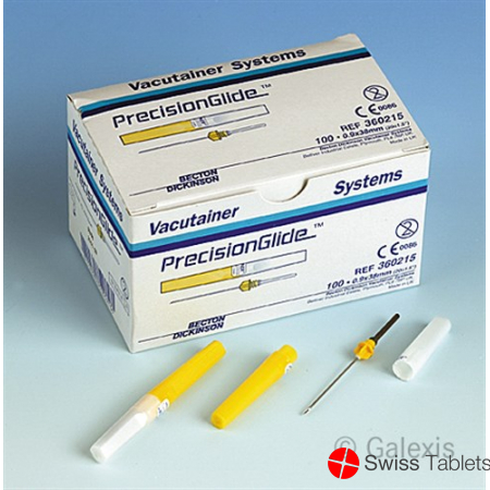 Vacutainer Kanüle 20g 0.9x38mm Gelb 100 Stück buy online