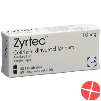Zyrtec 10mg 50 Filmtabletten