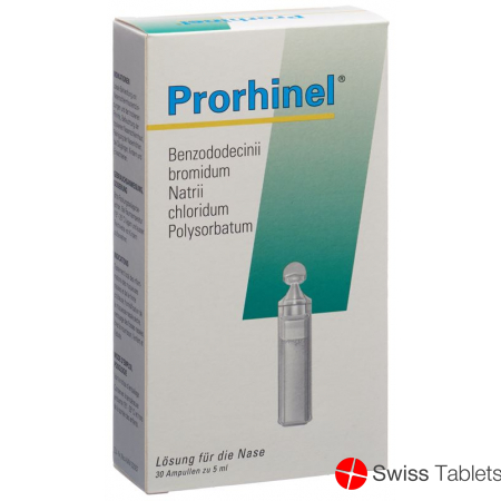 Prorhinel Lösung 30 Ampullen 5ml buy online