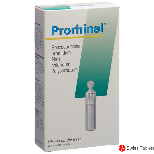 Prorhinel Lösung 30 Ampullen 5ml buy online