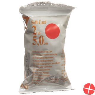 3M Scotchcast Softcast 5cmx3.65m Red