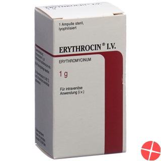Erythrocin IV Dry sub 1000 mg amp