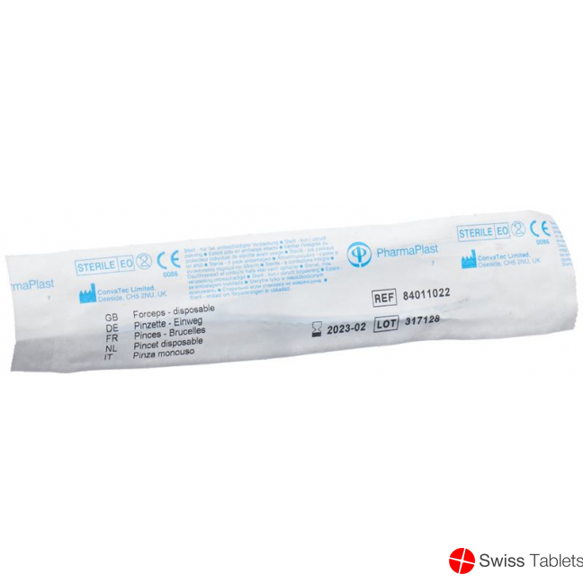 Gribi Einmalpinzette 12.5cm Anat Steril Trans buy online