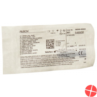 Rüsch Catheter Plug Blue Blunt Conical Sterile