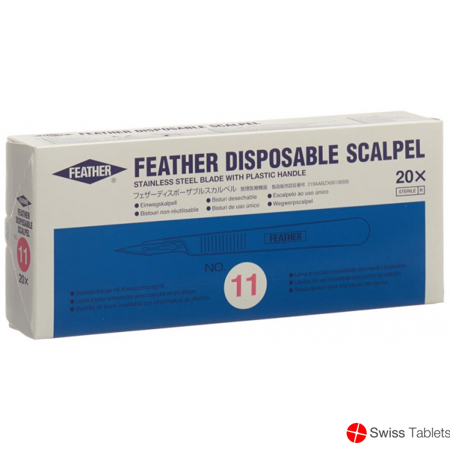 Feather Skalpell 1x Nr 11 20 Stück buy online