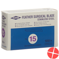 Feather Skalpellklingen Steril Nr 15 100 Stück