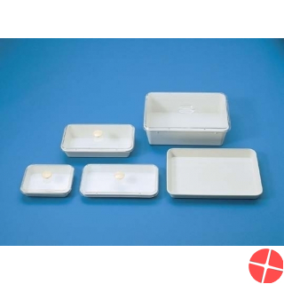 Semadeni plastic tray 29x16x3.5cm melam white