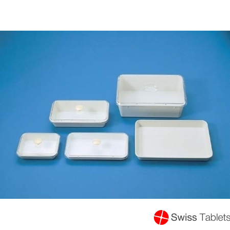 Semadeni plastic tray 19x15x4cm melamine white buy online