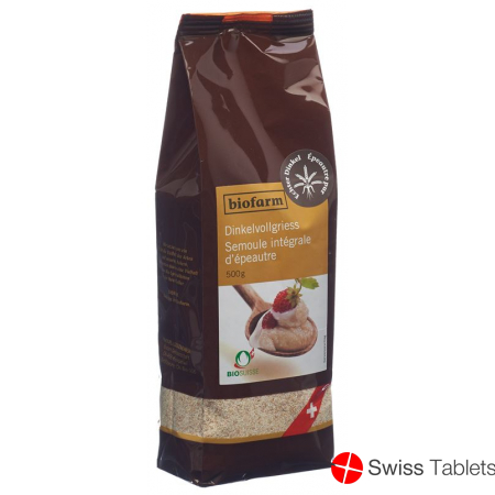 Biofarm Dinkel Vollgriess Knospe 500g buy online