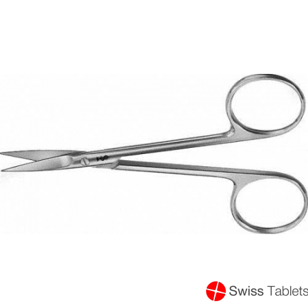 Aesculap Iris thread scissors 110mm straight buy online