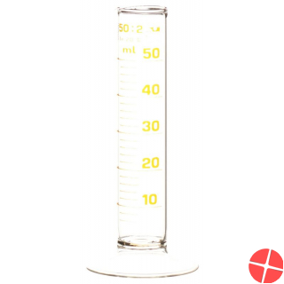 Assistant measuring cylinder 50ml Low form