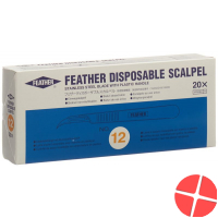 Feather Skalpell 1x Nr 12 20 Stück