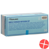Terumo Surflo Perfusionsbesteck mit Flügelkanüle 21g 0.8x19mm Grün 50 Stück
