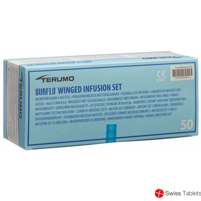 Terumo Surflo Perfusionsbesteck mit Flügelkanüle 21g 0.8x19mm Grün 50 Stück buy online