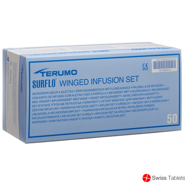 Terumo Surflo Perfusionsbesteck mit Flügelkanüle 25g 0.5x19mm Orange 50 Stück buy online