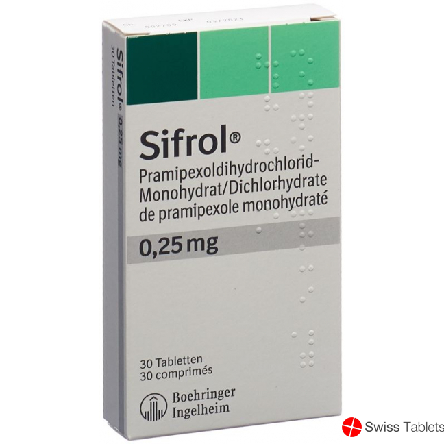 Sifrol Tabletten 0.25mg 30 Stück buy online