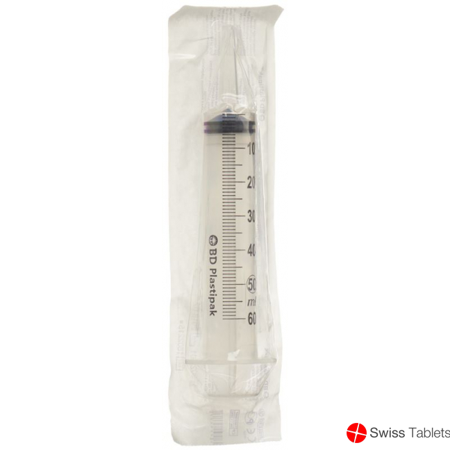 BD Plastipak Wund Blasenspritz 50/60ml 3-teilig buy online