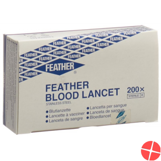 Feather Blutlanzetten Steril 200 Stück