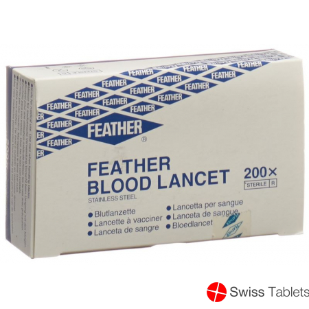 Feather Blutlanzetten Steril 200 Stück buy online