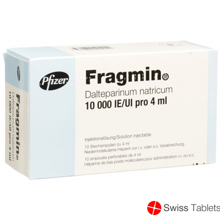 Fragmin Injektionslösung 10000 E/4ml 10 Durchstechflaschen 4ml buy online