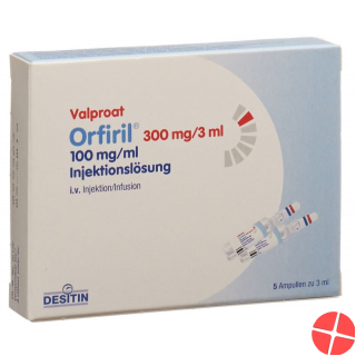 Orfiril Injektionslösung 300mg/3ml Ampullen 5 Stück