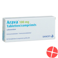 Arava Filmtabletten 100mg 3 Stück Arava Filmtabletten 100mg 3 Stück